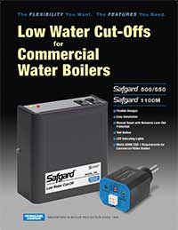Hydrolevel Safgard 550 Electronic Low Water Cutoff Manual Reset 120V Water 